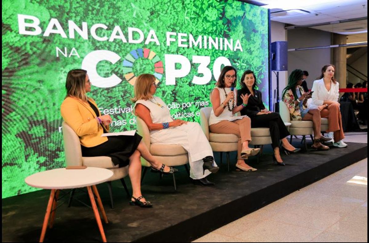 Bancada Feminina na COP30: a visão da AV Comunicação Estratégica no Painel de Economia Verde e Inovação
