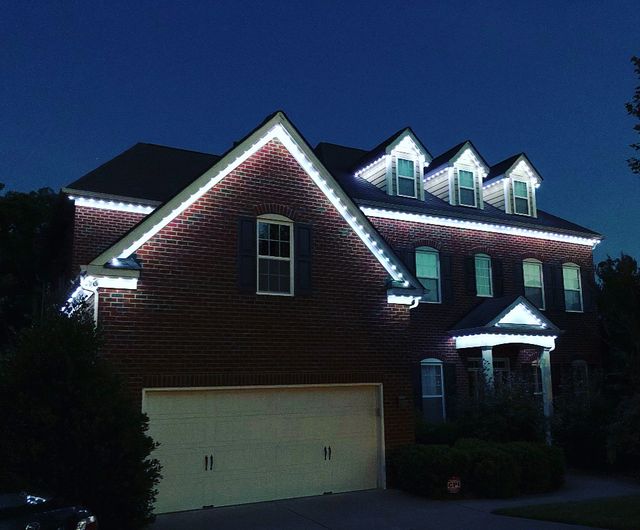 Warm White Brick Colonial