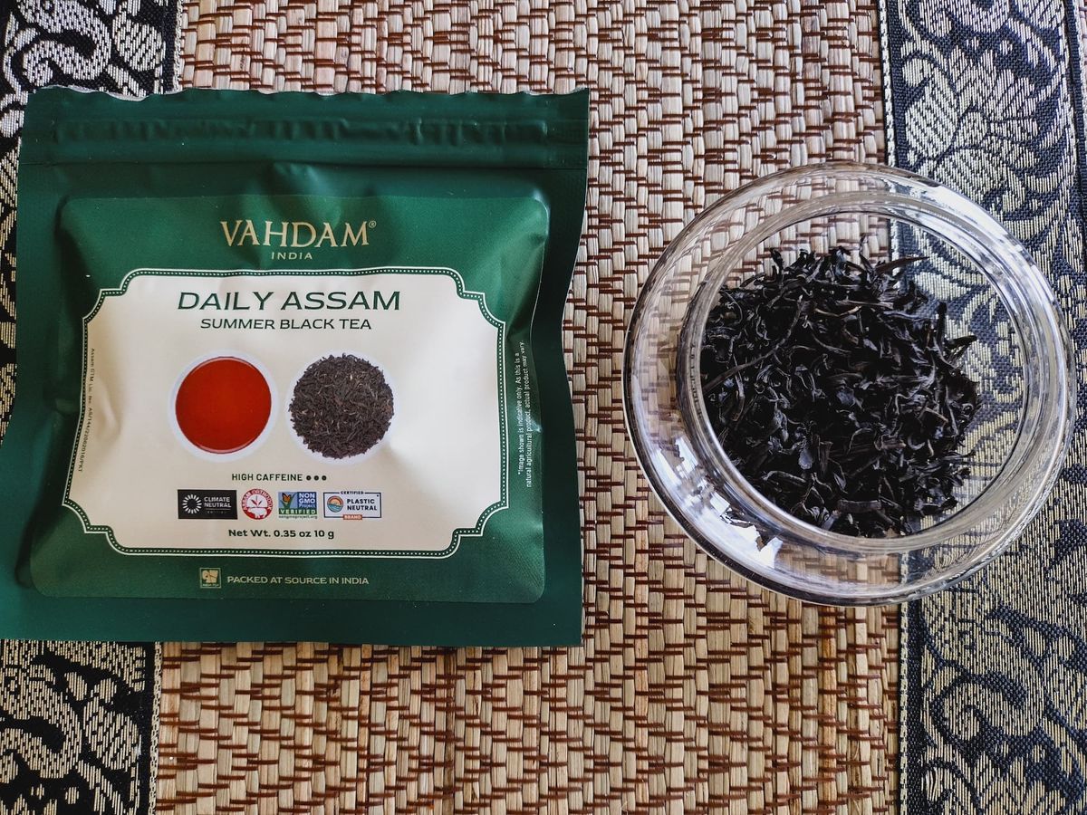 8th day of Vahdam black tea sampler