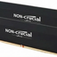 Satirical image of two black RAM sticks with the logo edited to read 'NON-crucial by Micron', referencing the company's decision to discontinue the Crucial consumer memory brand in favour of AI production.