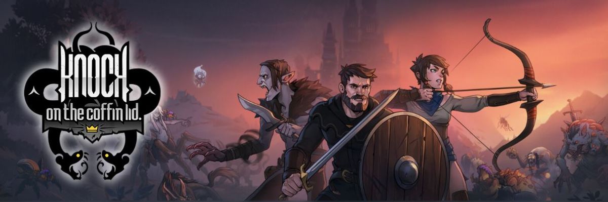 Steam banner for the game Knock on the Coffin Lid.