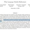 OpenAI's Paper on Hallucinations