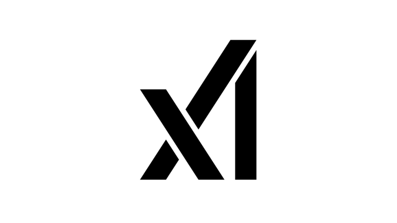 Official logo for xAI, provider of the Grok LLM.