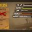 Far Far West mission success screen showing the Cryptic Necromancer bounty completion, earned XP, gold, souls, and weapon progression bars for a typical roguelite run.