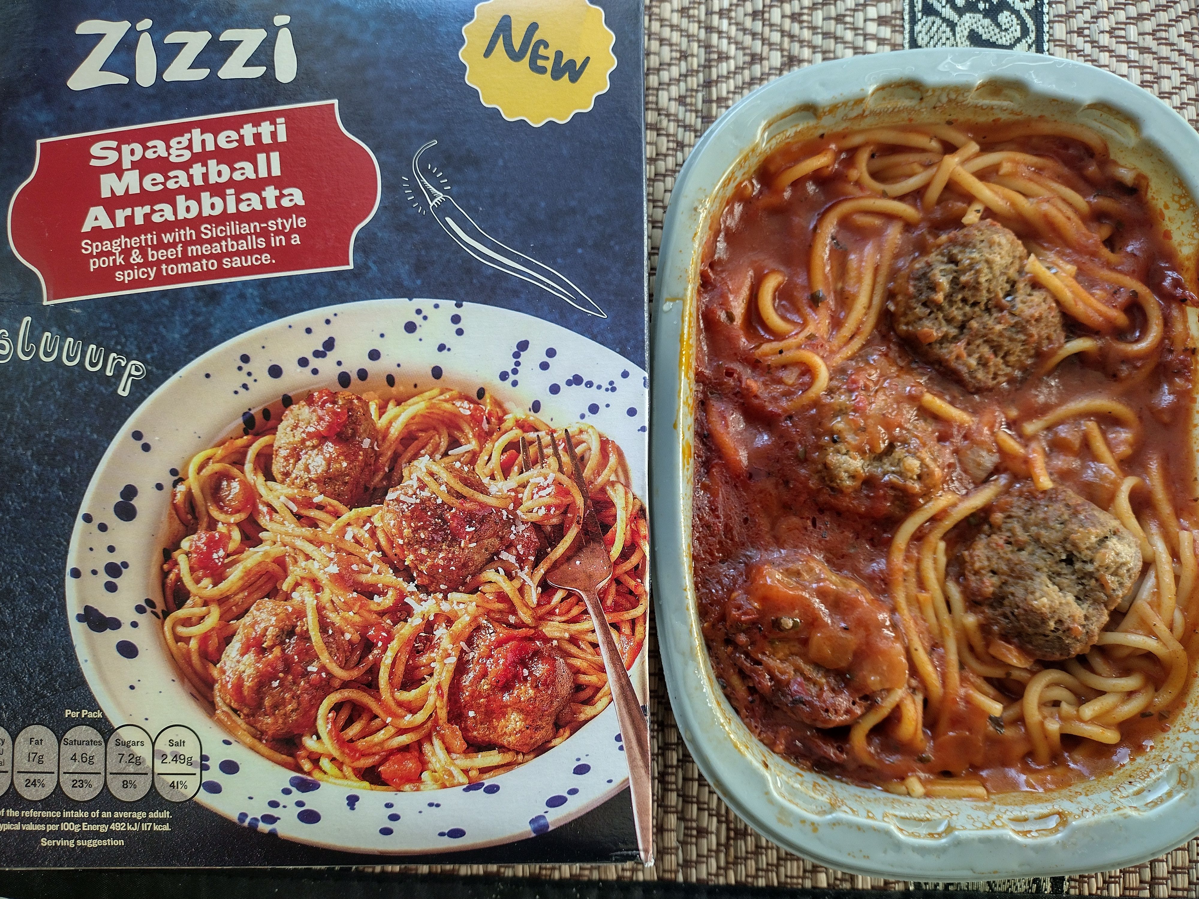 Zizzi Spaghetti Meatball Arrabiata