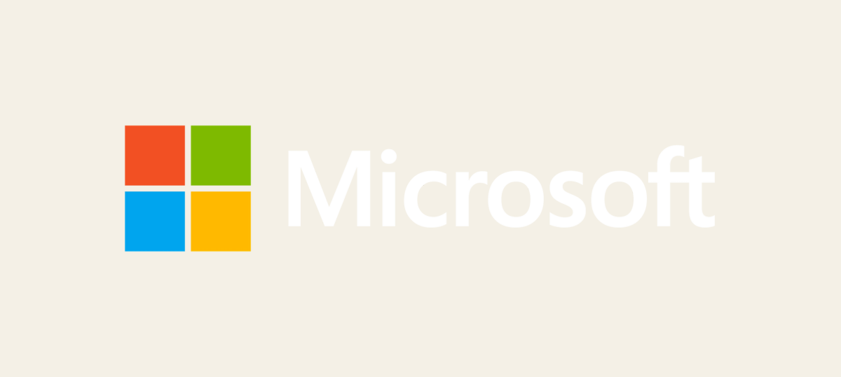 Microsoft's official logo. 