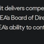 Image of text quoting Luis A. Ubiñas, EA's Lead Independent Director, stating the board concluded the $55 billion acquisition delivers value to stockholders and strengthens the company.