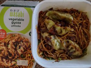 Wasabi Vegetable Gyoza Yakisoba