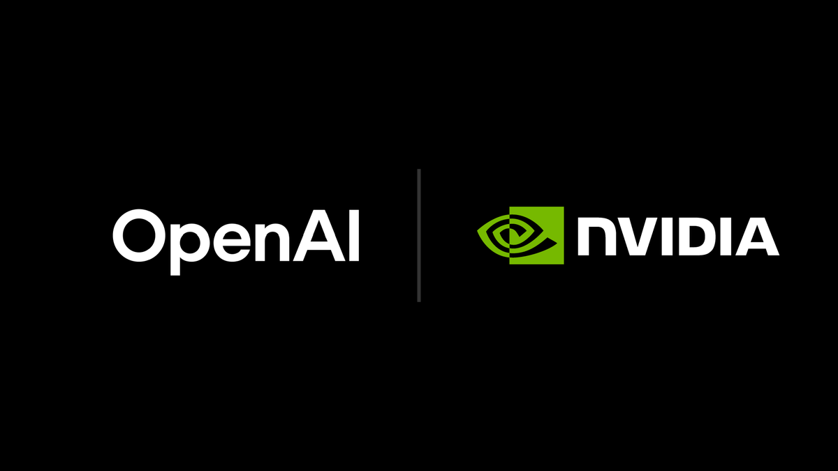 Official logo from Nvidia in relation to the OpenAI and Nvidia supposed dead $100 billions investment.