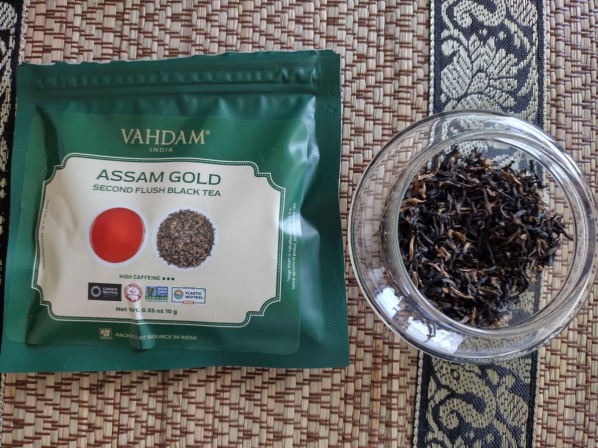 9th day of Vahdam black tea sampler