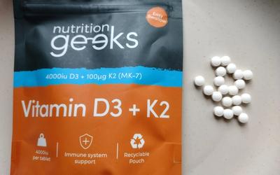 Nutrition Geeks Vitamin D3 + K2