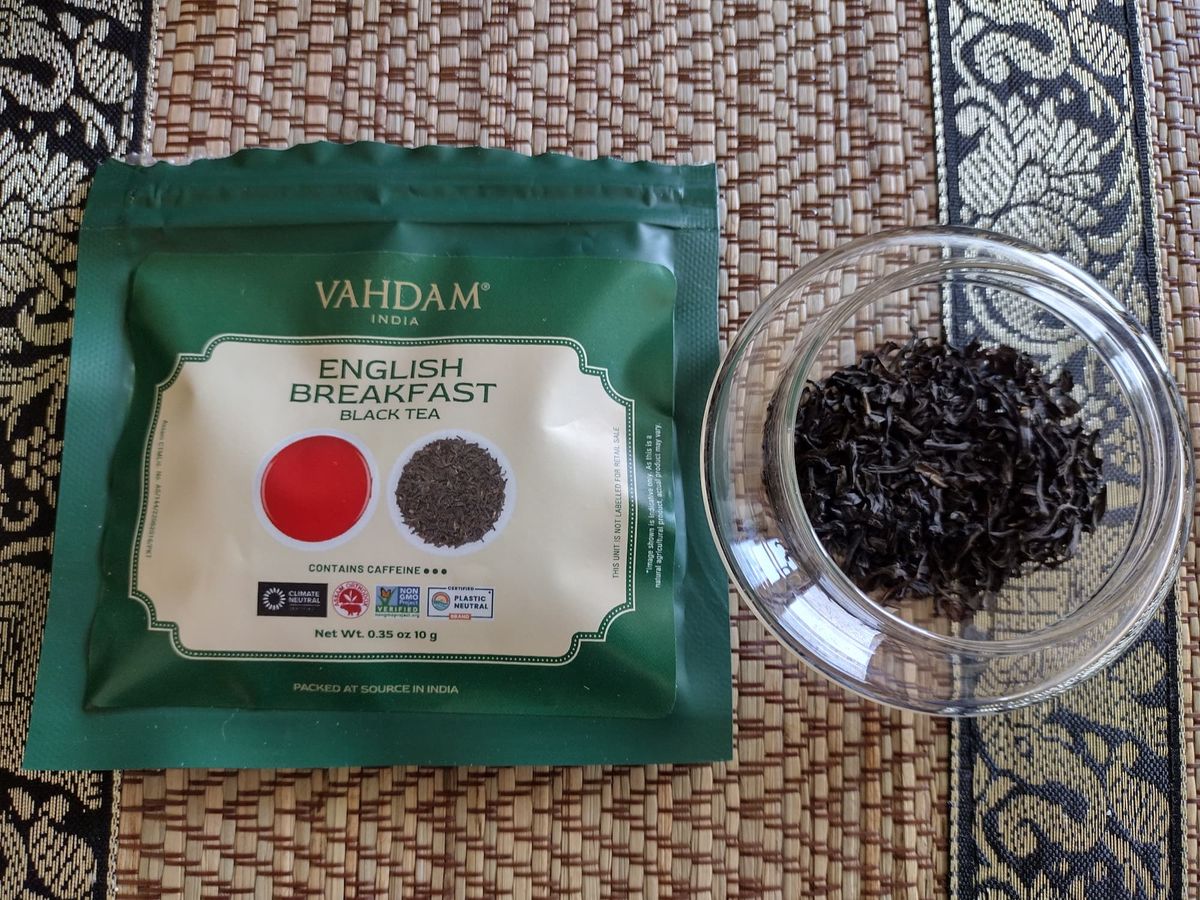 7th day of Vahdam black tea sampler
