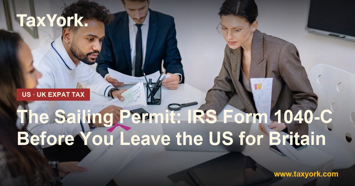 sailing permit — TaxYork US & UK expat tax specialists