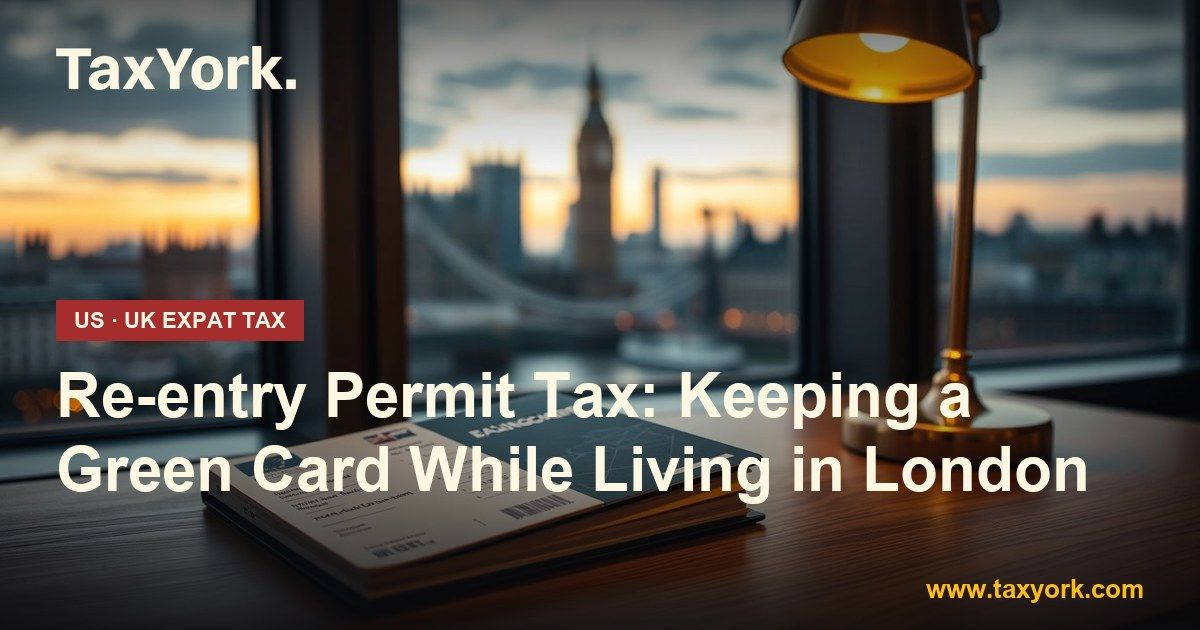 re-entry permit — TaxYork US & UK expat tax specialists