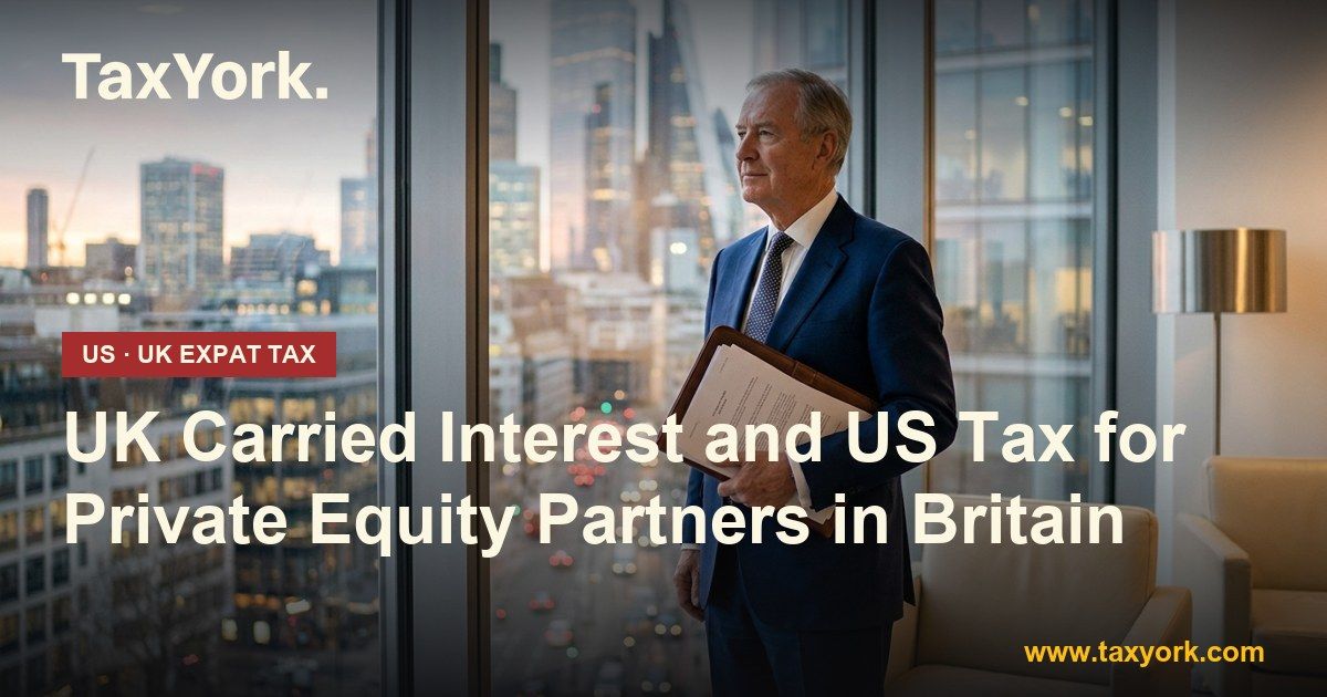 UK carried interest — TaxYork US & UK expat tax specialists