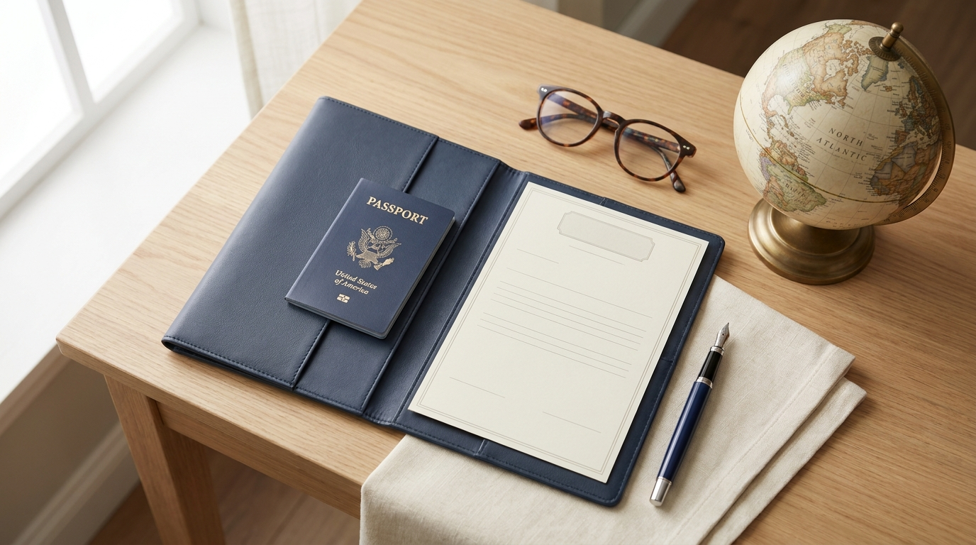 Streamlined Filing Compliance Procedures for US expats — US passport, tax form and globe on a desk