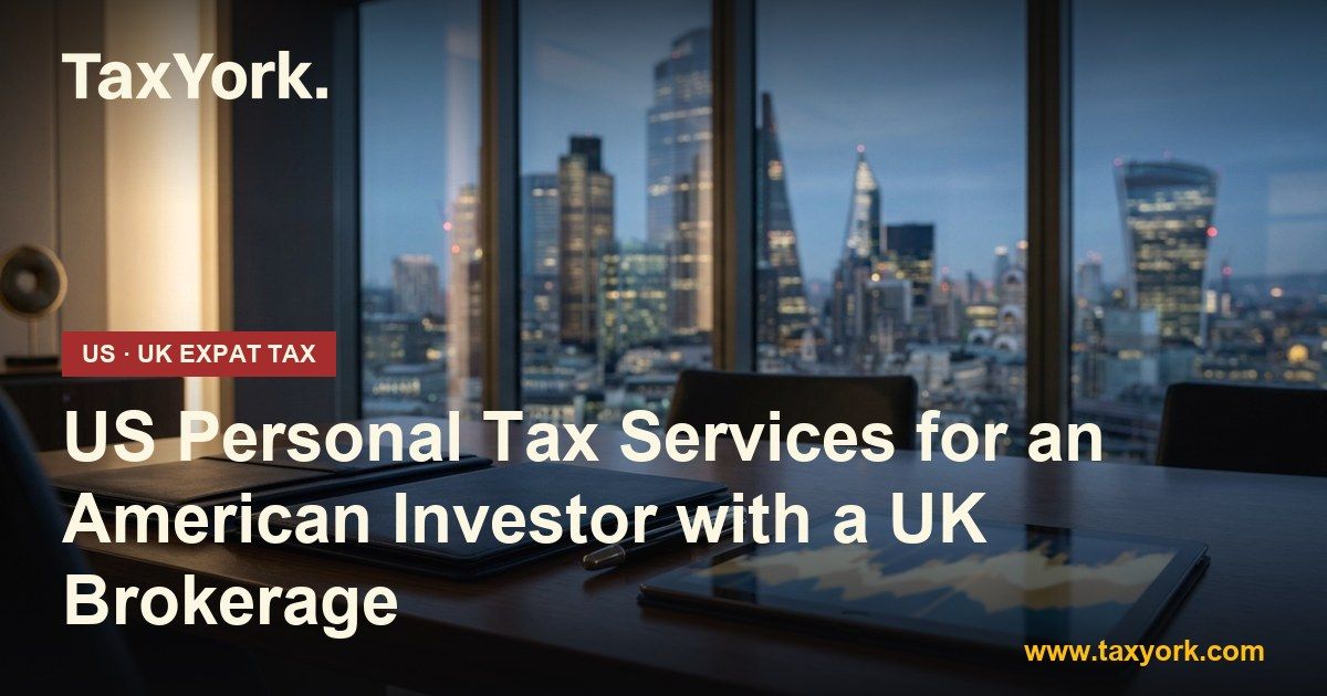 US personal tax services — TaxYork US & UK expat tax specialists