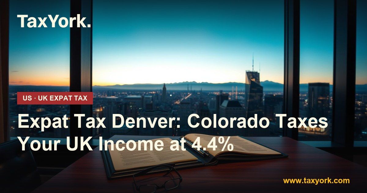 expat tax Denver — TaxYork US & UK expat tax specialists