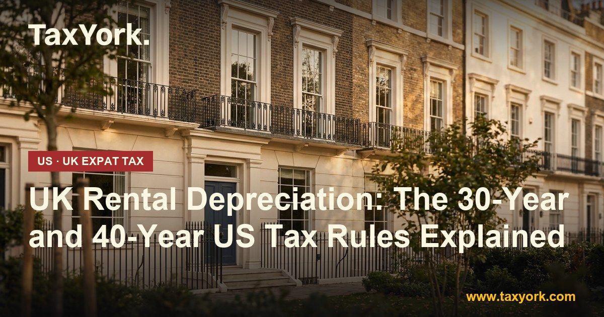 UK rental depreciation — TaxYork US & UK expat tax specialists