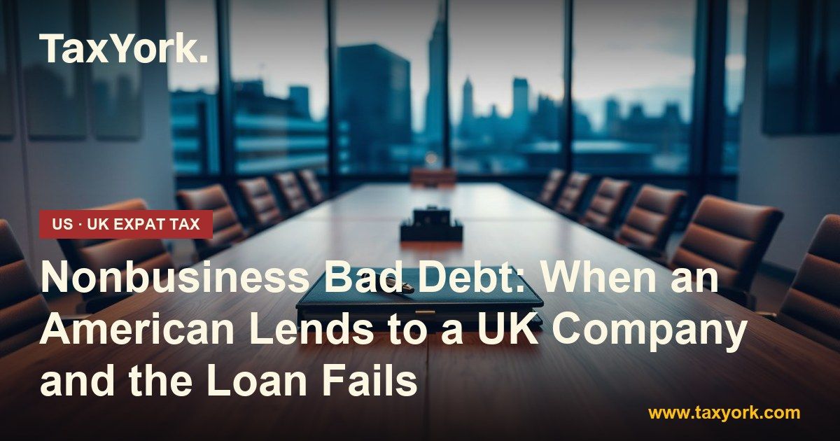 Nonbusiness bad debt: empty boardroom with a closed navy folder on a long table and a city skyline at dusk