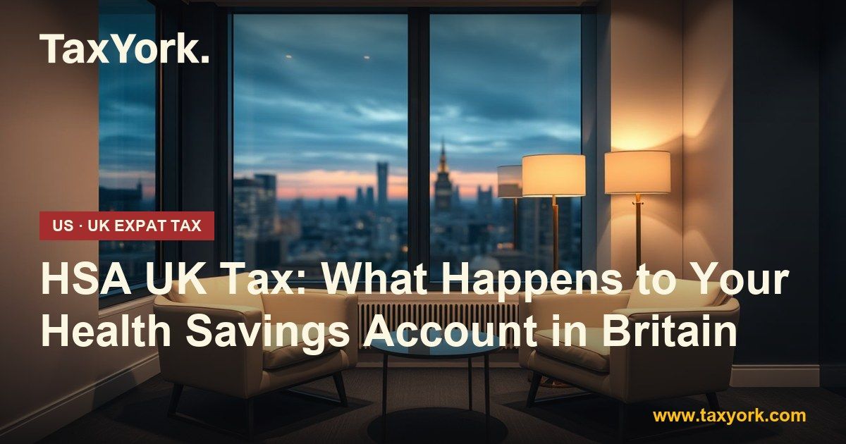 HSA UK tax — TaxYork US & UK expat tax specialists