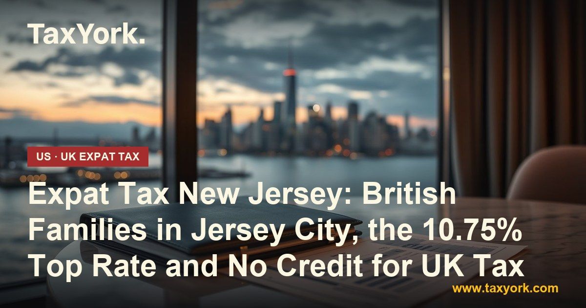 expat tax New Jersey — TaxYork US & UK expat tax specialists