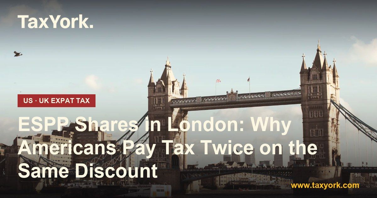 ESPP — TaxYork US & UK expat tax specialists