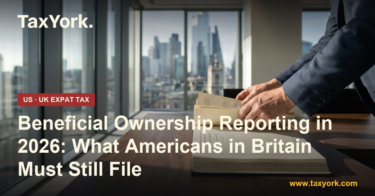 beneficial ownership — TaxYork US & UK expat tax specialists