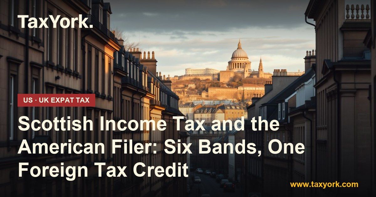 Scottish income tax — TaxYork US & UK expat tax specialists