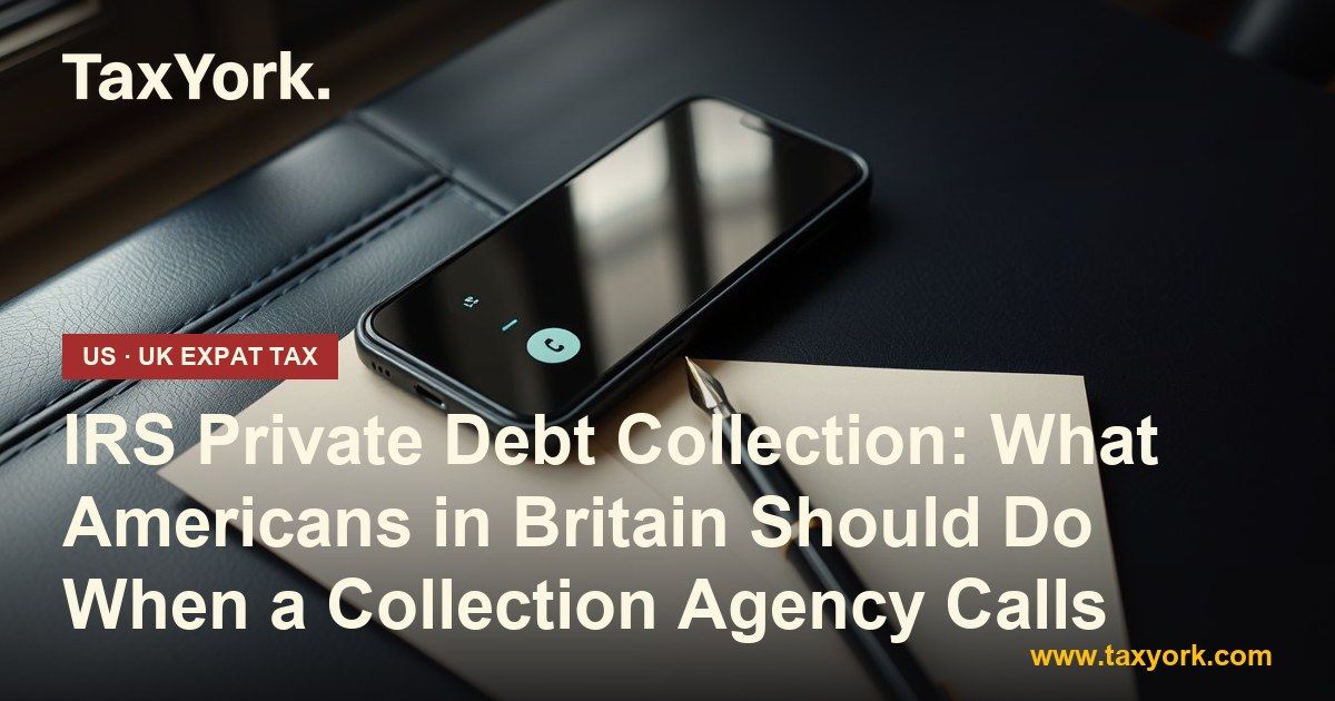 Private debt collection call: a smartphone showing an incoming call beside a cream envelope and fountain pen on a navy desk