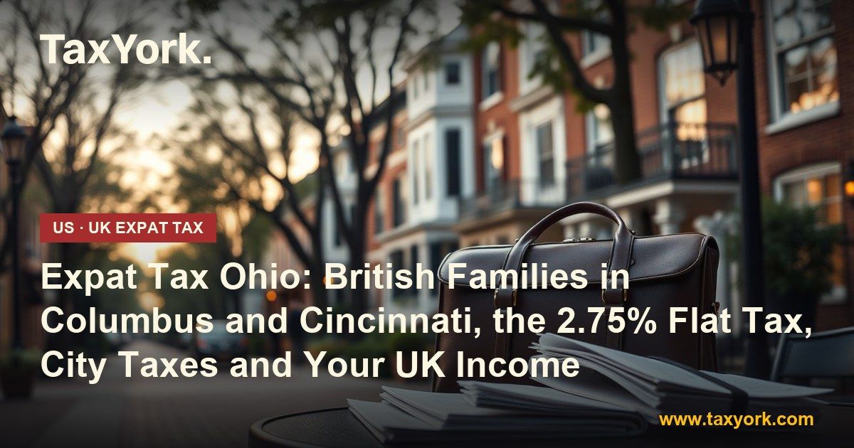 expat tax Ohio — TaxYork US & UK expat tax specialists