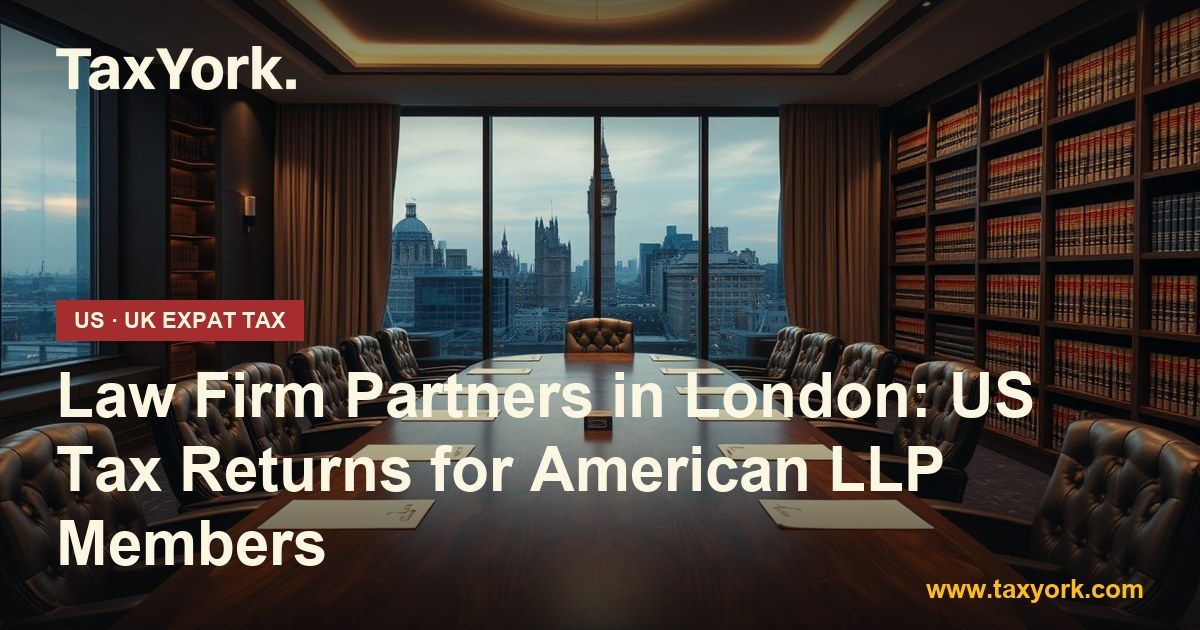 law firm partners — TaxYork US & UK expat tax specialists