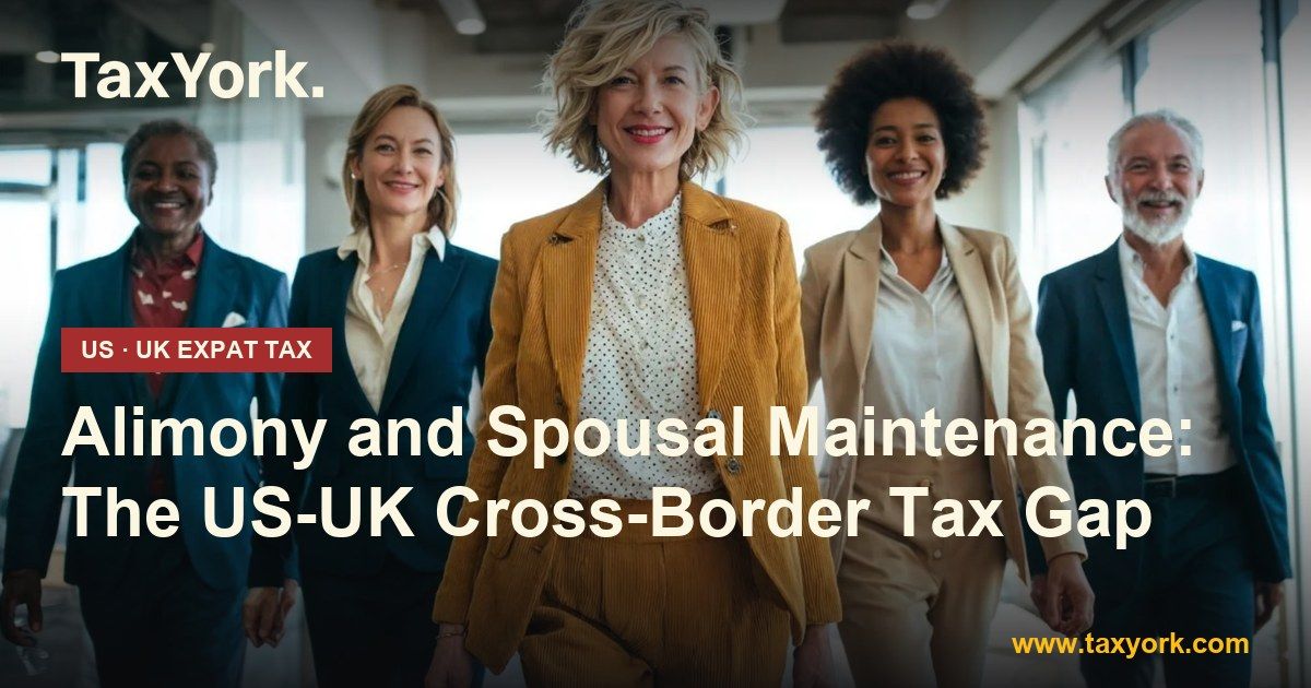 alimony — TaxYork US & UK expat tax specialists