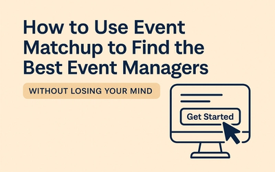 How to use event matchup to find the best event managers
