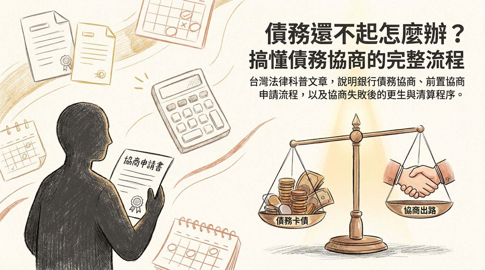 債務還不起怎麼辦?搞懂債務協商的完整流程