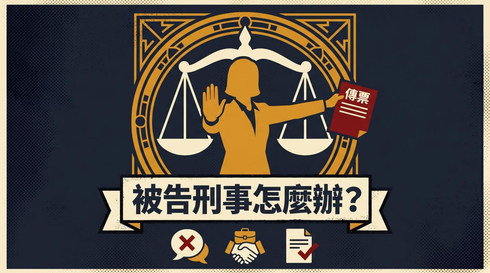 被告刑事法律指南封面圖