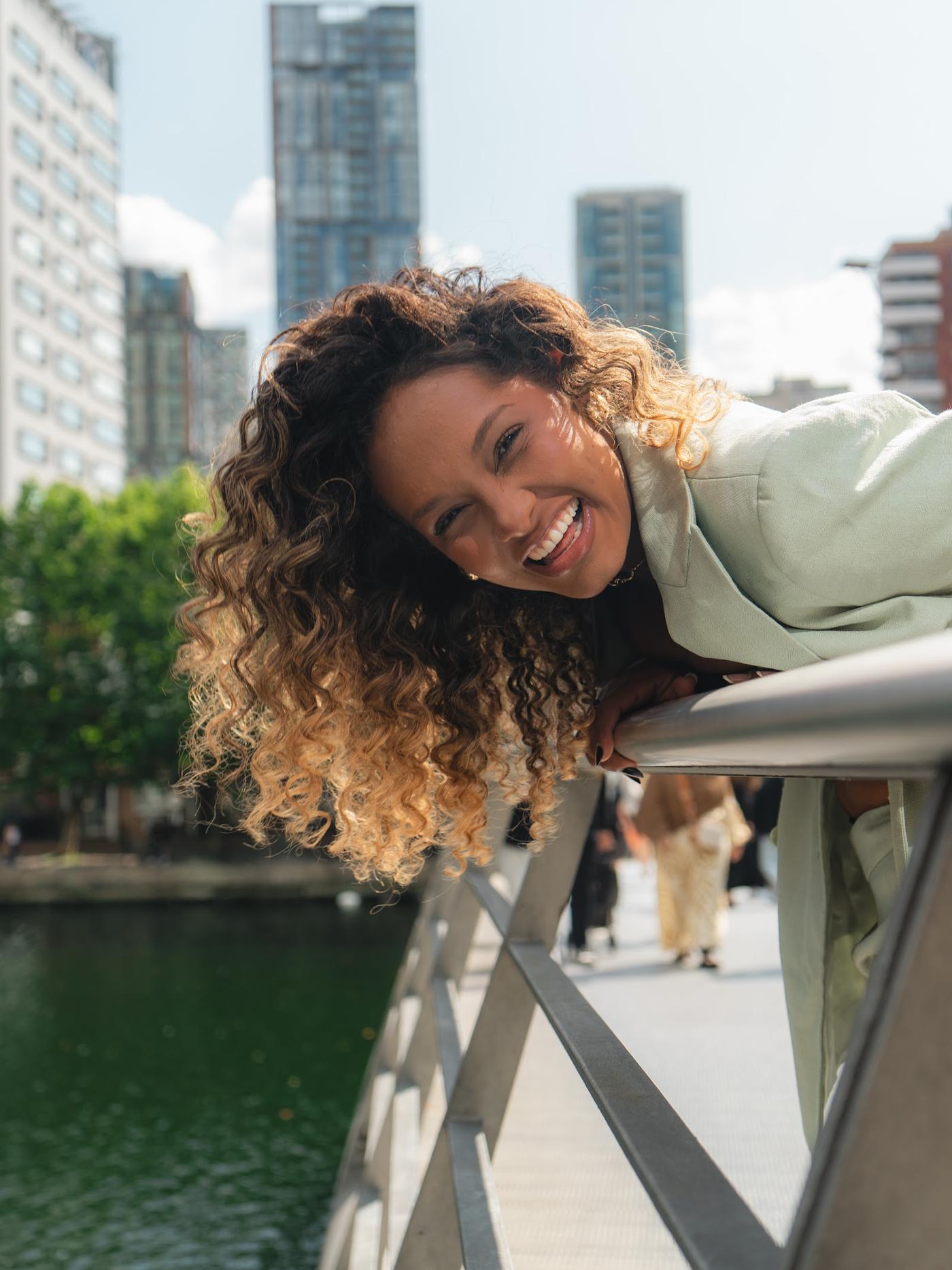 Sarah Rebeca, Canary Wharf, Londres