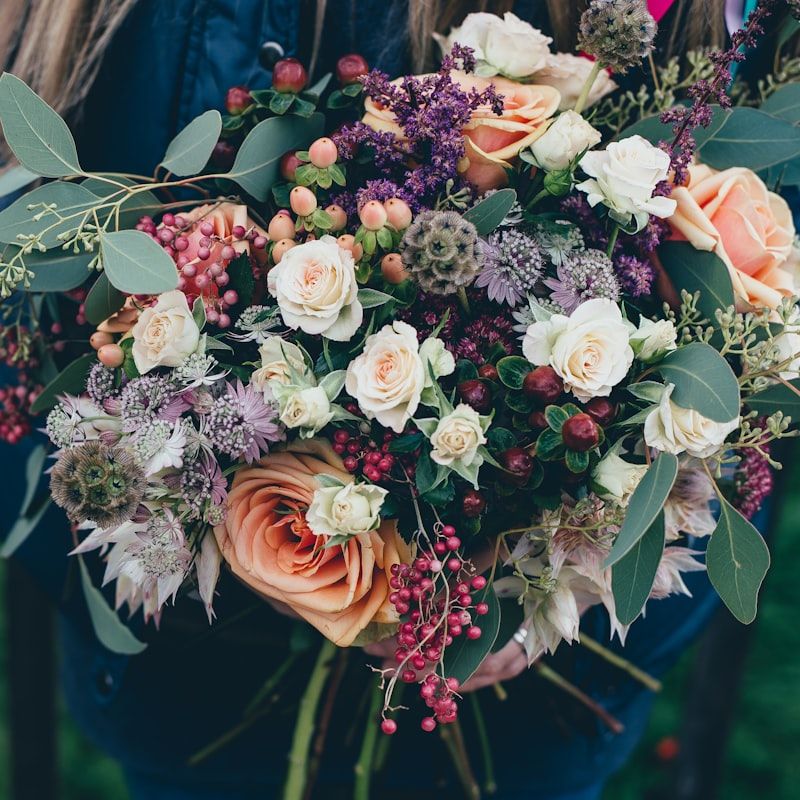 Post Instagram — bouquet champêtre