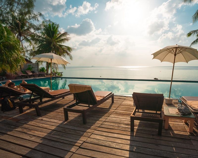 Post Instagram — vue d'un bungalow