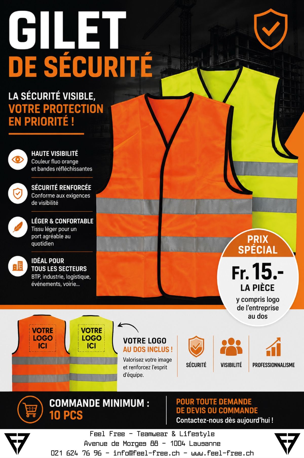 Offre clubs — Gilet de sécurité