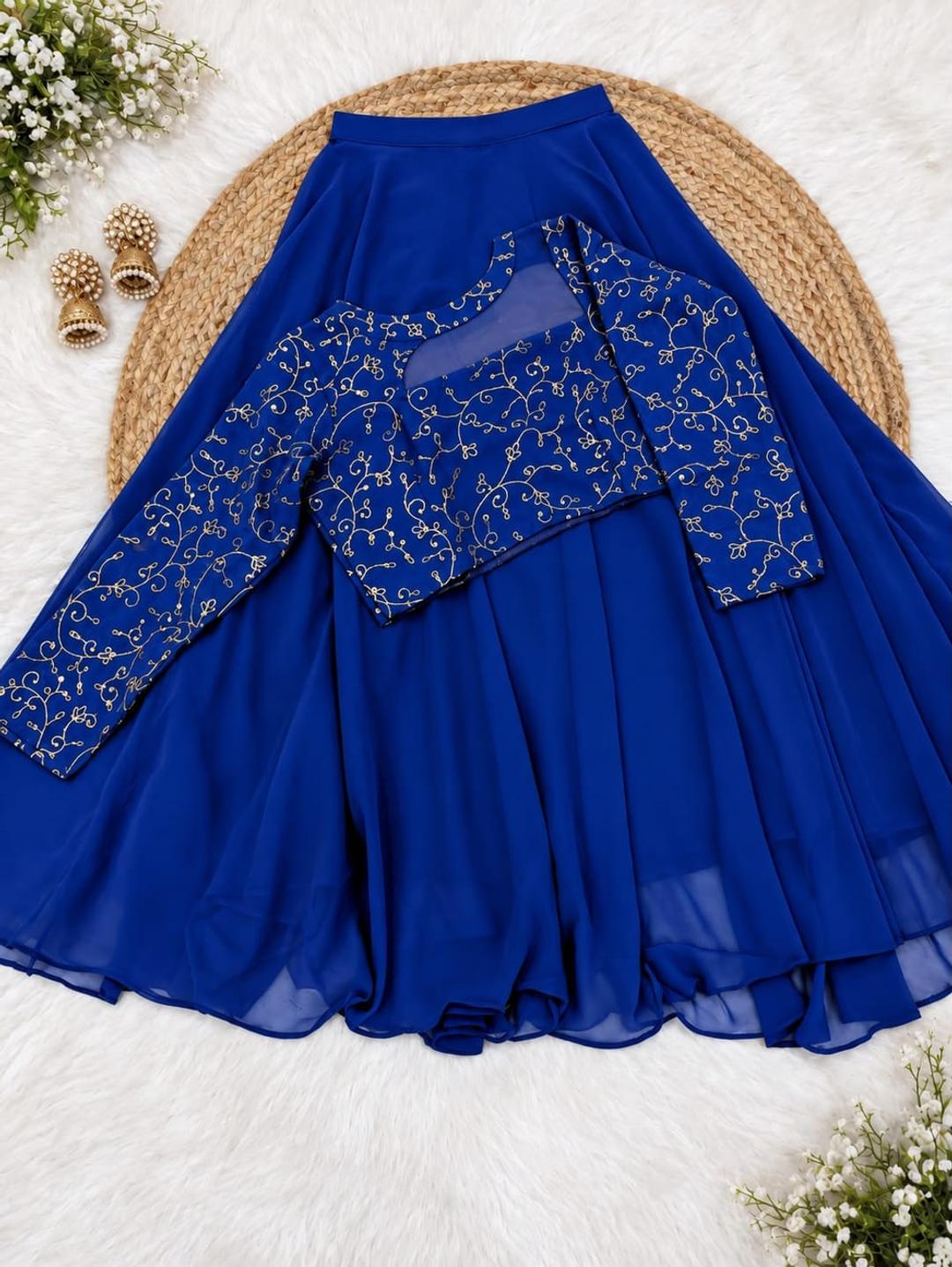 Embroidered Lehenga Set - view 1