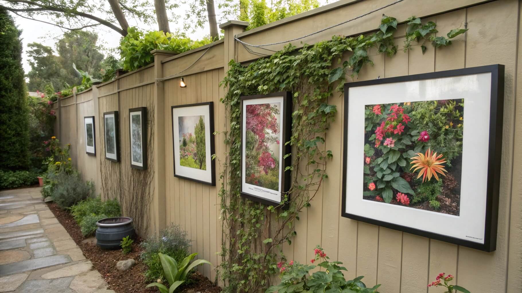 Can You Frame Plant Prints for Outdoor Garden Walls?