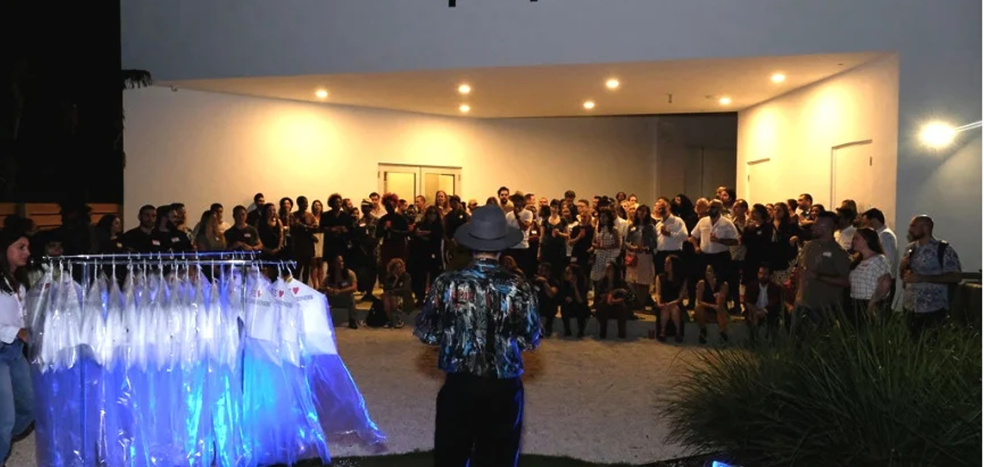 Curtain Drop with Artist A.G.