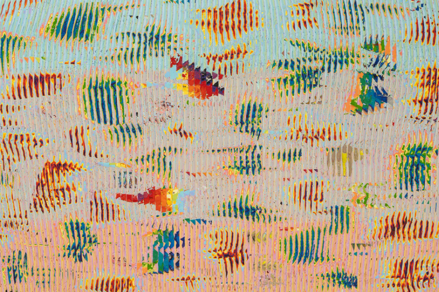 Sub tropical suspension, 2024  60 x 40 inches 152.4 x 101.6 cm