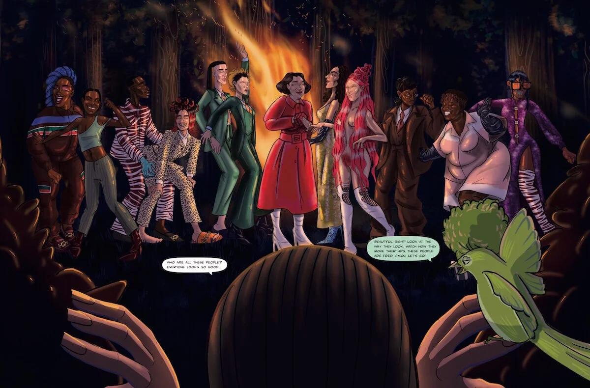 Myristica, a special supplement to KALEIDOSCOPE’s #36 created in partnership with Gucci, portrays experimental cellist and songwriter Kelsey Lu as the protagonist of a comic book.