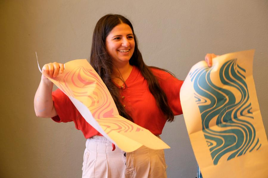 Screenprinting with Beverly Acha