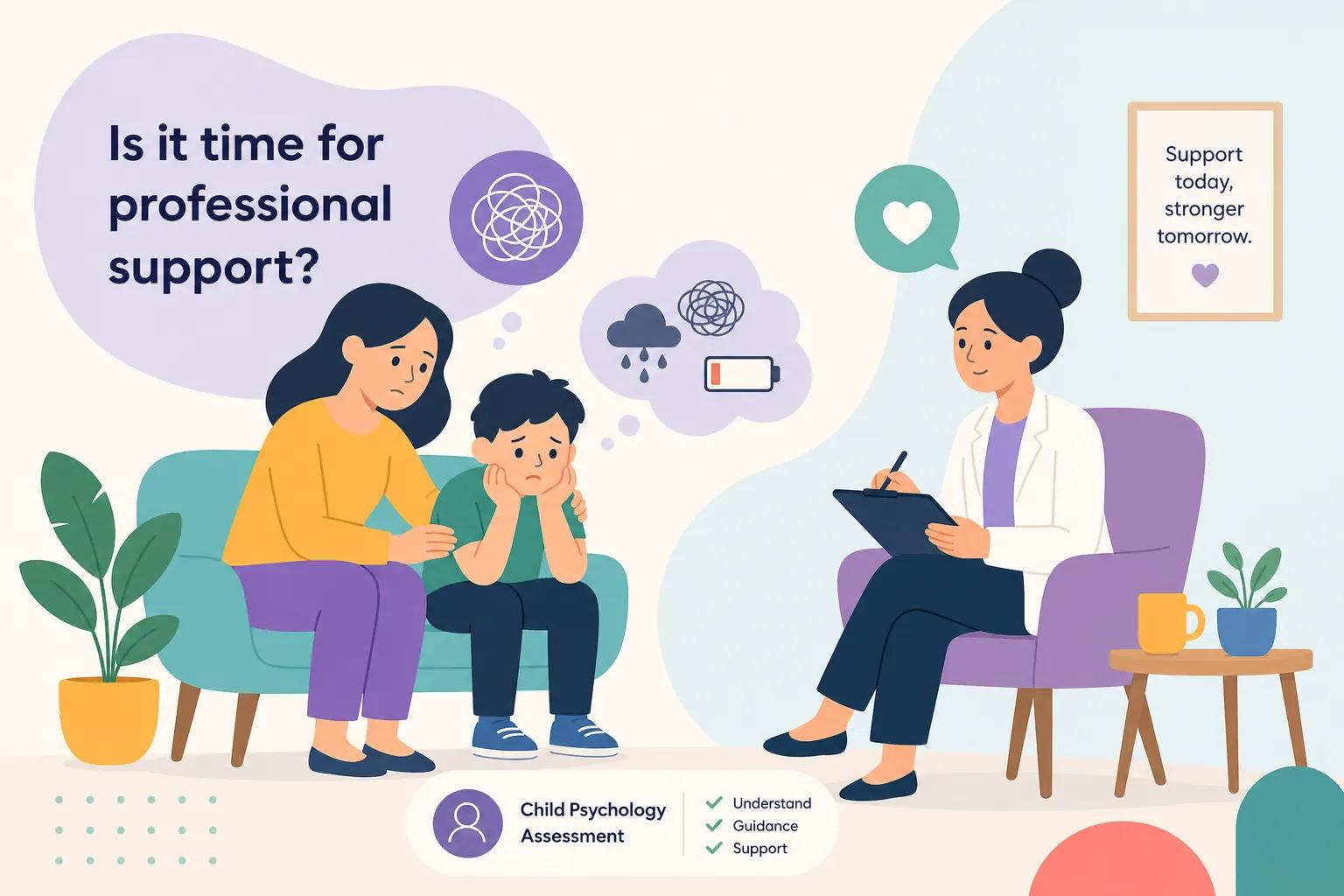 When to get your child assessed by a psychologist