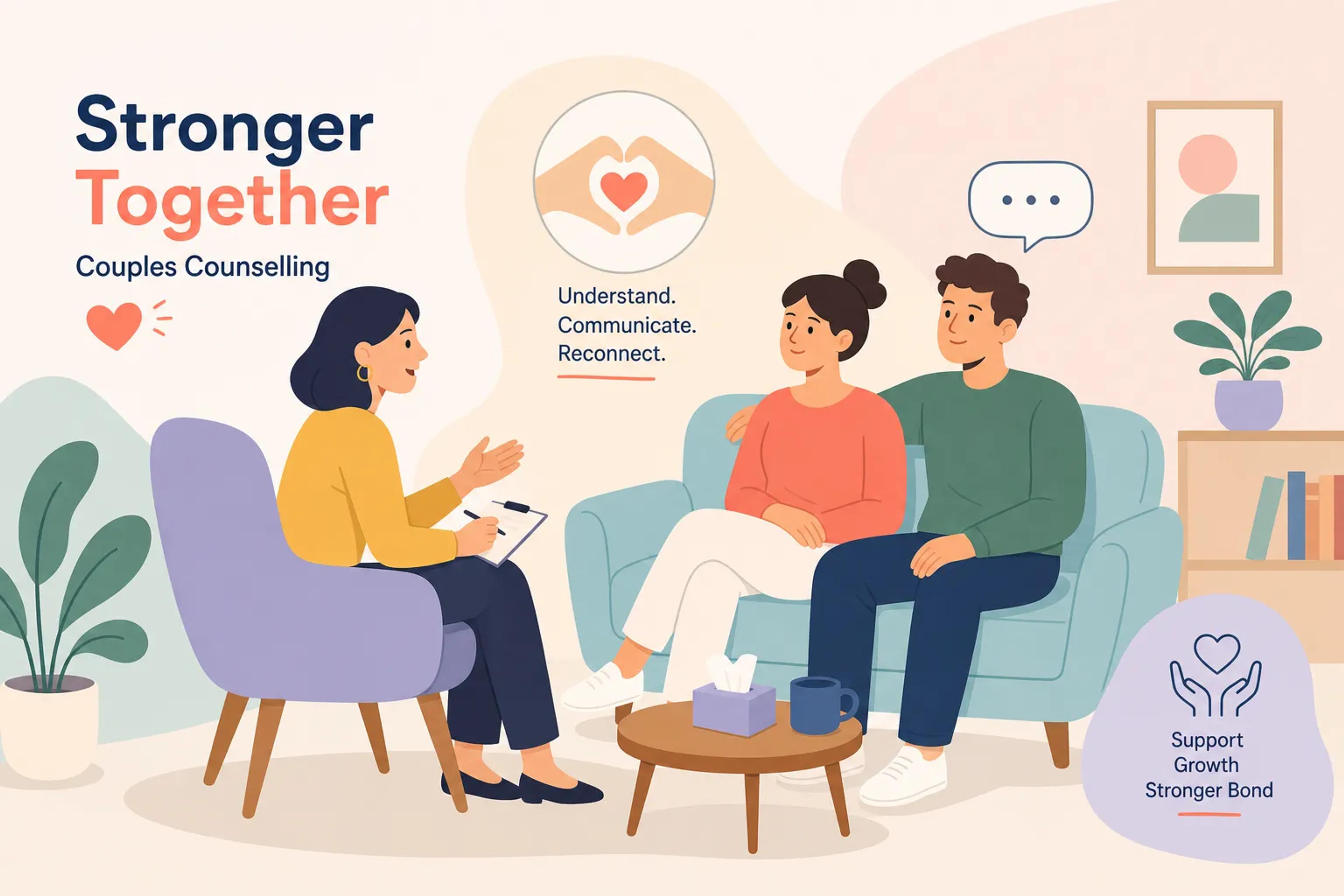 Couples counselling UK: what to expect and how it helps