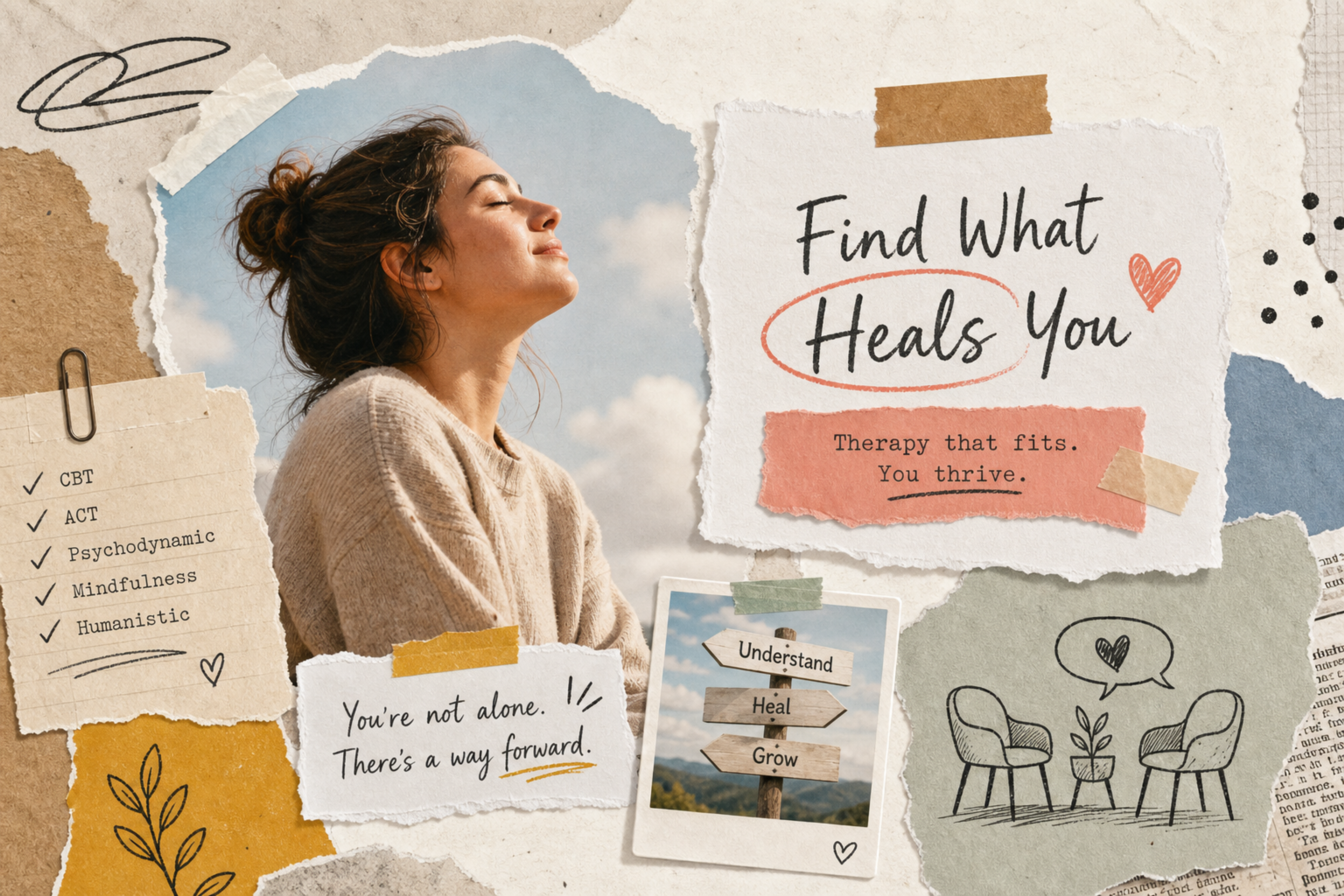 Which therapy is best for anxiety and depression?