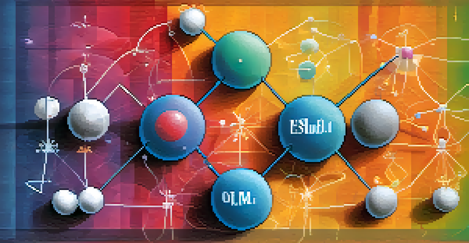 A colorful depiction of the chemical structure of LSD on a textured background with scientific annotations.
